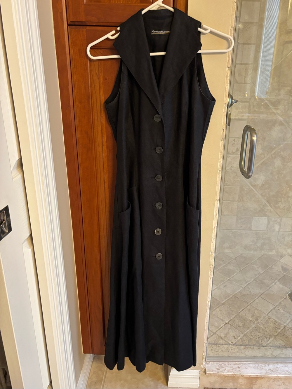 Georges Marciano Linen Midi Dress